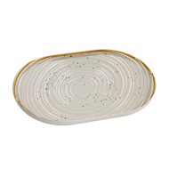 Πιάτο οβάλ πορσελάνης διαστάσεων 25x15cm md. της σειράς Νordic Spira