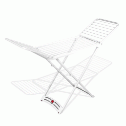 Απλώστρα δαπέδου GIMI ZAFFIRO πτυσσόμενη πλαστική σε λευκό χρώμα