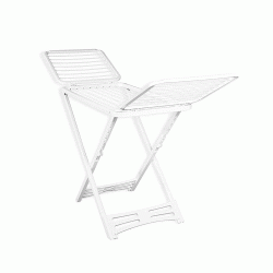 Απλώστρα δαπέδου GIMI ZAFFIRO πτυσσόμενη πλαστική σε λευκό χρώμα