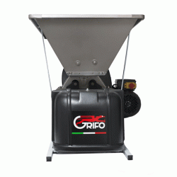 Ηλεκτροκίνητος σπαστήρας σταφυλιών 1HP IΝΟΧ με διαχωριστήρα GRIFO DMCS