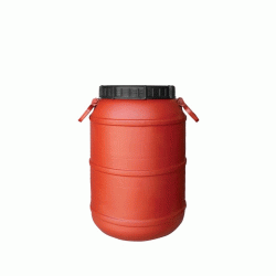 Bαρέλι πλαστικό ΒΙΟΚΩΝ χωρητικότητας 50lt διαμέτρου 34cm σε καφέ χρώμα