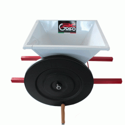 Χειροκίνητος σπαστήρας σταφυλιών χωρίς διαχωριστήρα με διαστάσεις 40x40cm GRIFO PMN