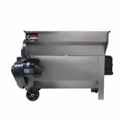 Ηλεκτροκίνητος σπαστήρας σταφυλιών ισχύος 2HP με διαχωριστήρα και αντλία IΝΟΧ GRIFO DVEP20I