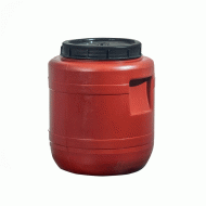 Bαρέλι πλαστικό STABPLAST χωρητικότητας 20lt διαμέτρου σε καφέ χρώμα