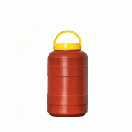 Bαρέλι πλαστικό STABPLAST χωρητικότητας 5lt διαμέτρου 16cm σε καφέ χρώμα