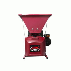 Ηλεκτρικός σπαστήρας σταφυλιών με διαχωριστήρα για παραγωγή έως 1500 kg/h Grifo SM 1HP / 220V 