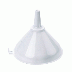 Χωνί Ιταλίας πλαστικό διαμέτρου 32cm σε λευκό χρώμα