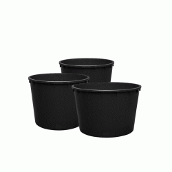 Κάδος πατητήρι σταφυλιών STAMATIOU χωρητικότητας 2600lt διαστάσεων 177x130cm σε μαύρο χρώμα