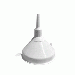 Χωνί πλαστικό συμμαχικό με φίλτρο Ν.85 σε λευκό χρώμα