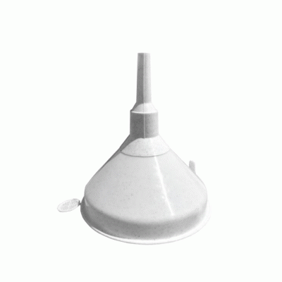 Χωνί πλαστικό συμμαχικό με φίλτρο Ν.85 σε λευκό χρώμα
