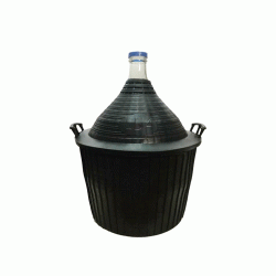 Νταμιτζάνα Ιταλίας χωρητικότητας 54lt διαμέτρου 48cm με χειρολαβές