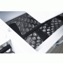 Σπαστήρας σταφυλιών ηλεκτροκίνητος με διαχωριστήρα για παραγωγή 1500 kg/h  Ιταλικής κατασκευής GRIFO DMC