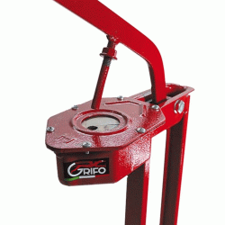 Εμφιαλωτήριο βάσης GRIFO διαστάσεων 59x47x98cm σε κόκκινο χρώμα