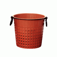 Καλάθι τρύγου ETPLAST χωρητικότητας 30lt τρυπητό σε καφέ χρώμα