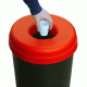 Κάδος ανακύκλωσης χωρητικότητας 60lt με άνοιγμα στο καπάκι Ν.316 σε κόκκινο χρώμα για αλουμίνιο