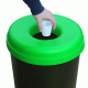 Κάδος ανακύκλωσης χωρητικότητας 60lt με άνοιγμα στο καπάκι Ν.316 σε πράσινο χρώμα για γυαλί