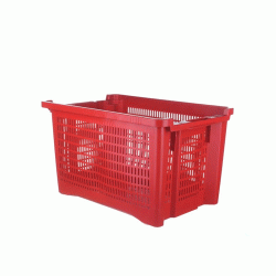 Τελάρο πλαστικό χωρητικότητας 40lt εισχωρούμενο και στοιβαζόμενο Ιταλίας διαστάσεων 53x35x31cm