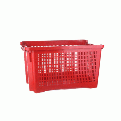 Τελάρο πλαστικό χωρητικότητας 40lt εισχωρούμενο και στοιβαζόμενο Ιταλίας διαστάσεων 53x35x31cm