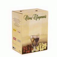 Χαρτοκιβώτιο ασκού χωρητικότητας 5lt σε χρώμα κίτρινο ιδανικό για κρασί 