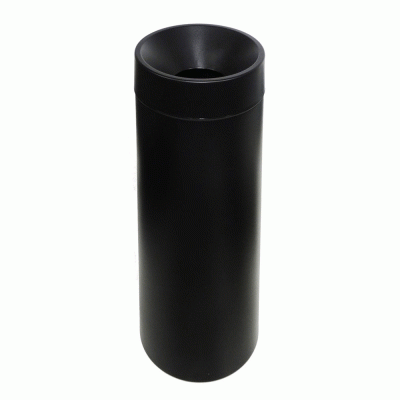 Κάδος απορριμμάτων χωρητικότητας 36lt με άνοιγμα στο καπάκι Ν.329 σε μαύρο χρώμα 