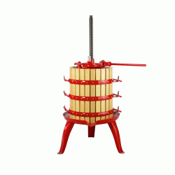 Σταφυλοπιεστήριο Χ3 χειροκίνητο με καστάνια χωρητικότητας 20lt Baesso Fratelli Ø25cm