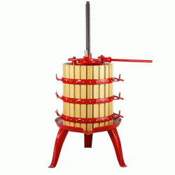 Σταφυλοπιεστήριο Χ5 χειροκίνητο με καστάνια χωρητικότητας 48lt Baesso Fratelli Ø35cm