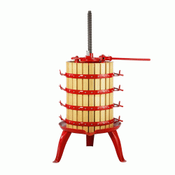 Σταφυλοπιεστήριο No5 χειροκίνητο με καστάνια χωρητικότητας 212lt Baesso Fratelli Ø60cm