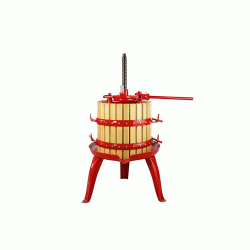 Σταφυλοπιεστήριο X1 χειροκίνητο με καστάνια Ø15cm χωρητικότητας 4lt Baesso Fratelli 