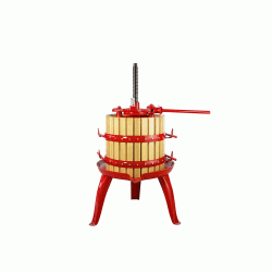 Σταφυλοπιεστήριο X2 χειροκίνητο με καστάνια Ø20cm χωρητικότητας 11lt Baesso Fratelli