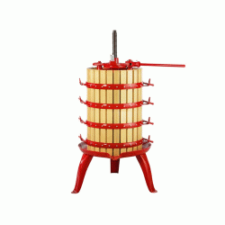 Σταφυλοπιεστήριο No7 χειροκίνητο με καστάνια Ø70cm χωρητικότητας 326lt Baesso Fratelli