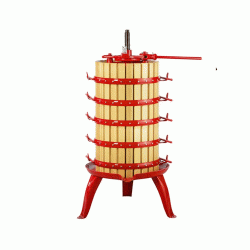 Σταφυλοπιεστήριο No8 χειροκίνητο με καστάνια Ø80cm χωρητικότητας 477lt Baesso Fratelli