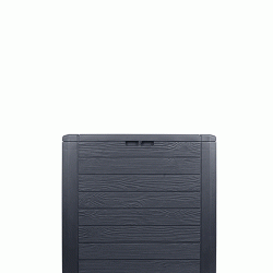 Μπαούλο αποθήκευσης κήπου χωρητικότητας 190lt PROSPERPLAST διαστάσεων 78x43,3x55cm σε χρώμα ανθρακί