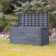 Μπαούλο αποθήκευσης κήπου χωρητικότητας 280lt PROSPERPLAST διαστάσεων 116x43,80x55cm σε χρώμα ανθρακί