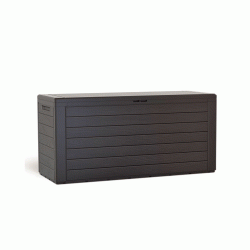 Μπαούλο αποθήκευσης κήπου χωρητικότητας 280lt PROSPERPLAST διαστάσεων 116x43,80x55cm σε χρώμα καφέ