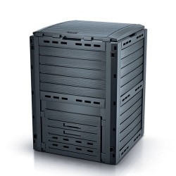 Κομποστοποιητής Prosperplast IKL280-S433 διαστάσεων 59,6x60x100Ycm σε ανθρακί χρώμα 280lt
