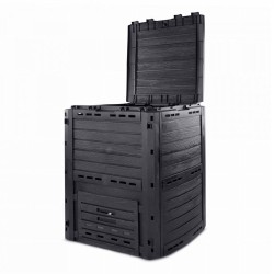 Κομποστοποιητής Prosperplast IKL280-S433 διαστάσεων 59,6x60x100Ycm σε ανθρακί χρώμα 280lt