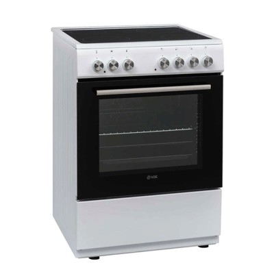 Κουζίνα ηλεκτρική κεραμική VOX CHT6000W 69L με 8 λειτουργίες φούρνου ενεργειακής κλάσης Α