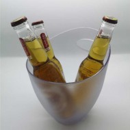 Σαμπανιέρα πλαστική ΑS άχρωμη ματ όψη με ένα χερούλι COLORATO