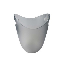 Σαμπανιέρα πλαστική ΑS απο ανθεκτική σε άχρωμη ματ όψη με δύο χερούλια COLORATO