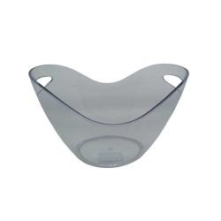 Σαμπανιέρα πλαστική ΑS σε διάφανο χρώμα με δύο χερούλια COLORATO