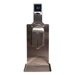 Σταντ αντισηπτικού επίτοιχο CLSA-44SSW με ειδικά σχεδιασμένη λεκάνη περισυλλογής υπολειμμάτων