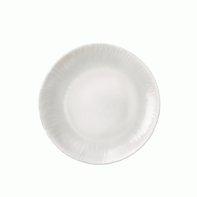 Λευκό ρηχό πιάτο οπαλίνης Φ20cm Tempered, Σειρά Coconut Ιταλικής κατασκευής Bormioli Rocco