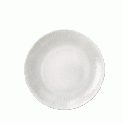Λευκό ρηχό πιάτο οπαλίνης Φ27cm Tempered, Σειρά Coconut Ιταλικής κατασκευής Bormioli Rocco