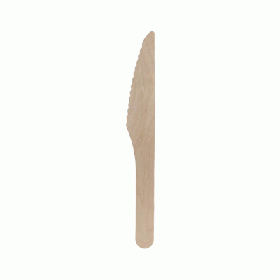 Ξύλινο μαχαίρι μίας χρήσεως 160mm σε συσκευασία των 100 τεμαχίων Colorato