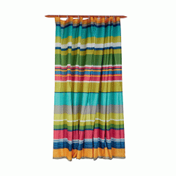 Κουρτίνα μπάνιου ύφασμα χρωματιστή διαστάσεων 240xY180cm