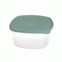 Φαγητοδοχείο τετράγωνο φέτας χωρητικότητας 6lt με καπάκι πράσινο Φαγητοδοχείο τετράγωνο φέτας χωρητικότητας 6lt με καπάκι πράσινο