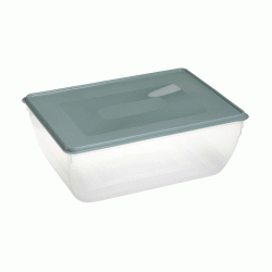 Φαγητοδοχείο ορθογώνιο μεγάλο χωρητικότητας 10lt με καπάκι σε χρώμα πράσινο Φαγητοδοχείο ορθογώνιο μεγάλο χωρητικότητας 10lt με καπάκι σε χρώμα πράσινο