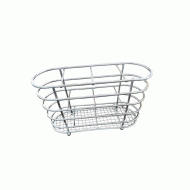 Θήκη για μαχαιροπίρουνα μεταλλική σε ασημί χρώμα