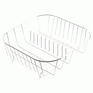 Καλάθι πιατοθήκη νεροχύτη χρωμίου διαστάσεων 33x33cm