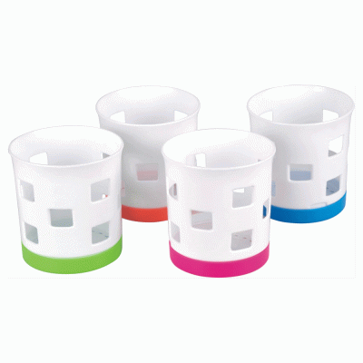 Κουταλοθήκη πλαστική για τον νεροχύτη σε διάφορα χρώματα